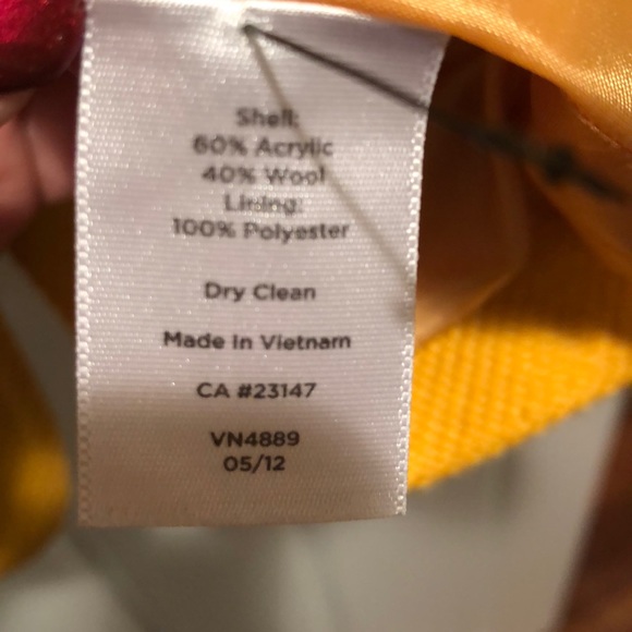 Talbots mustard yellow wool jacket - Picture 4 of 4